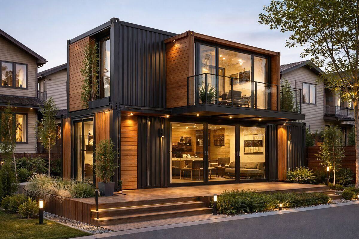 Мини-дом из морского контейнера под ключ в Рязани — проект CONTAINERBOX