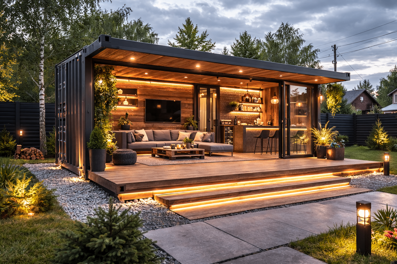 Мини-дом из морского контейнера купить в Рязани — CONTAINERBOX