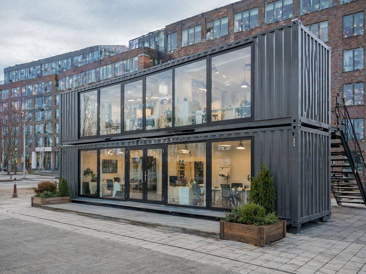 Офис из морского контейнера утеплённый — модульные офисы CONTAINERBOX в Рязани