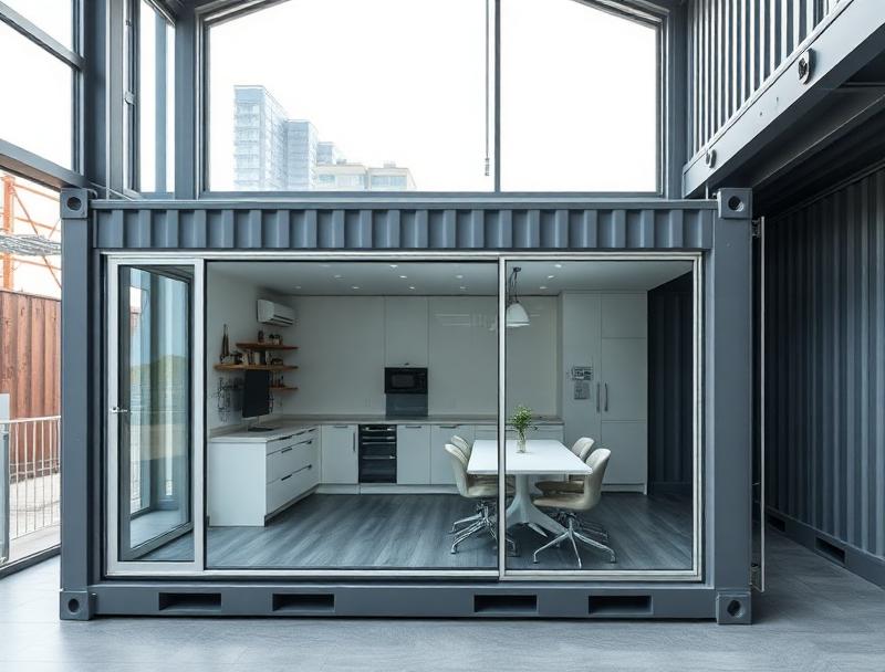 Офисный модуль из морского контейнера купить в Рязани — CONTAINERBOX