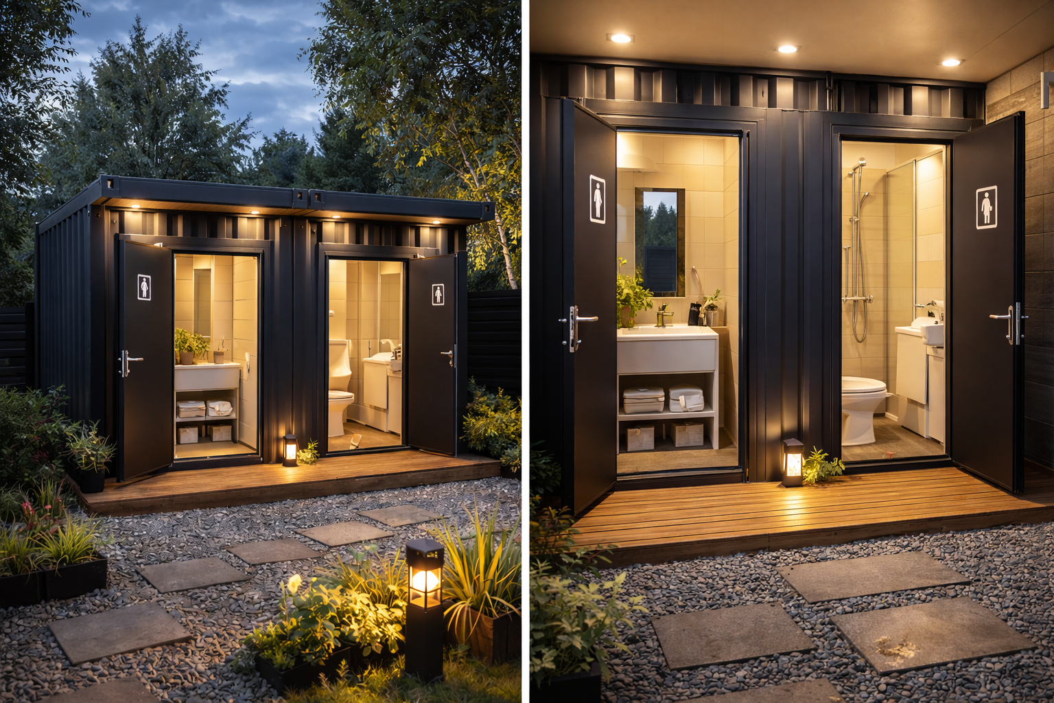 Санитарный блок из морского контейнера купить в Рязани — CONTAINERBOX