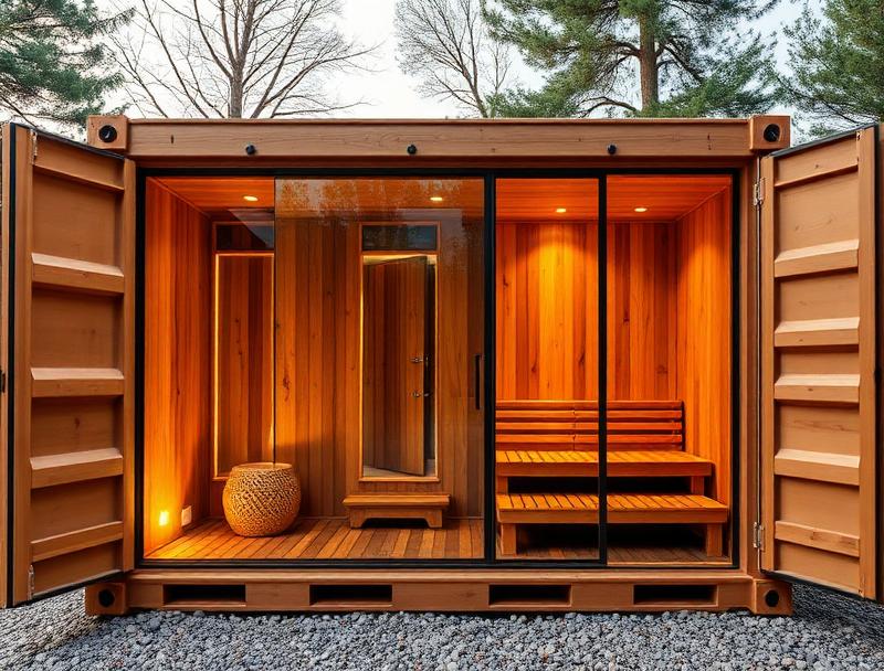 Баня / Сауна из морского контейнера купить в Рязани — CONTAINERBOX